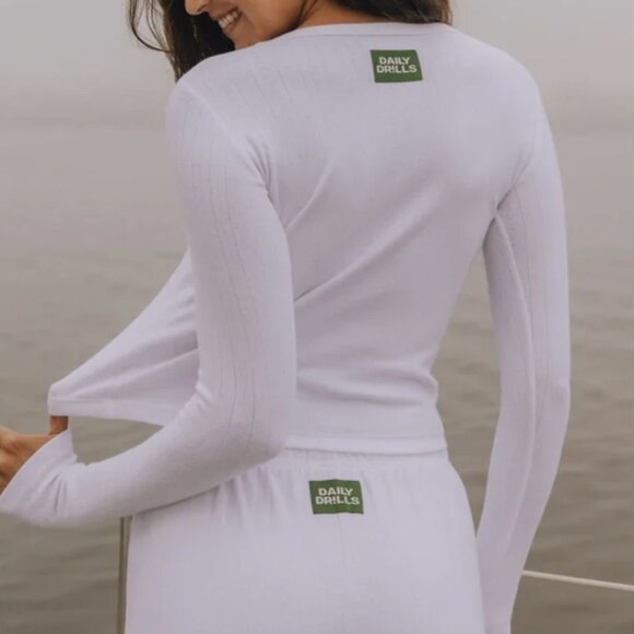 Daily Drills Pointelle Long Sleeve and Pants XS/S - Picture 6 of 8